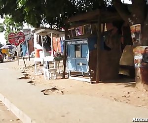 Afrika gadis fucked oleh putih Wisata pada kamera
